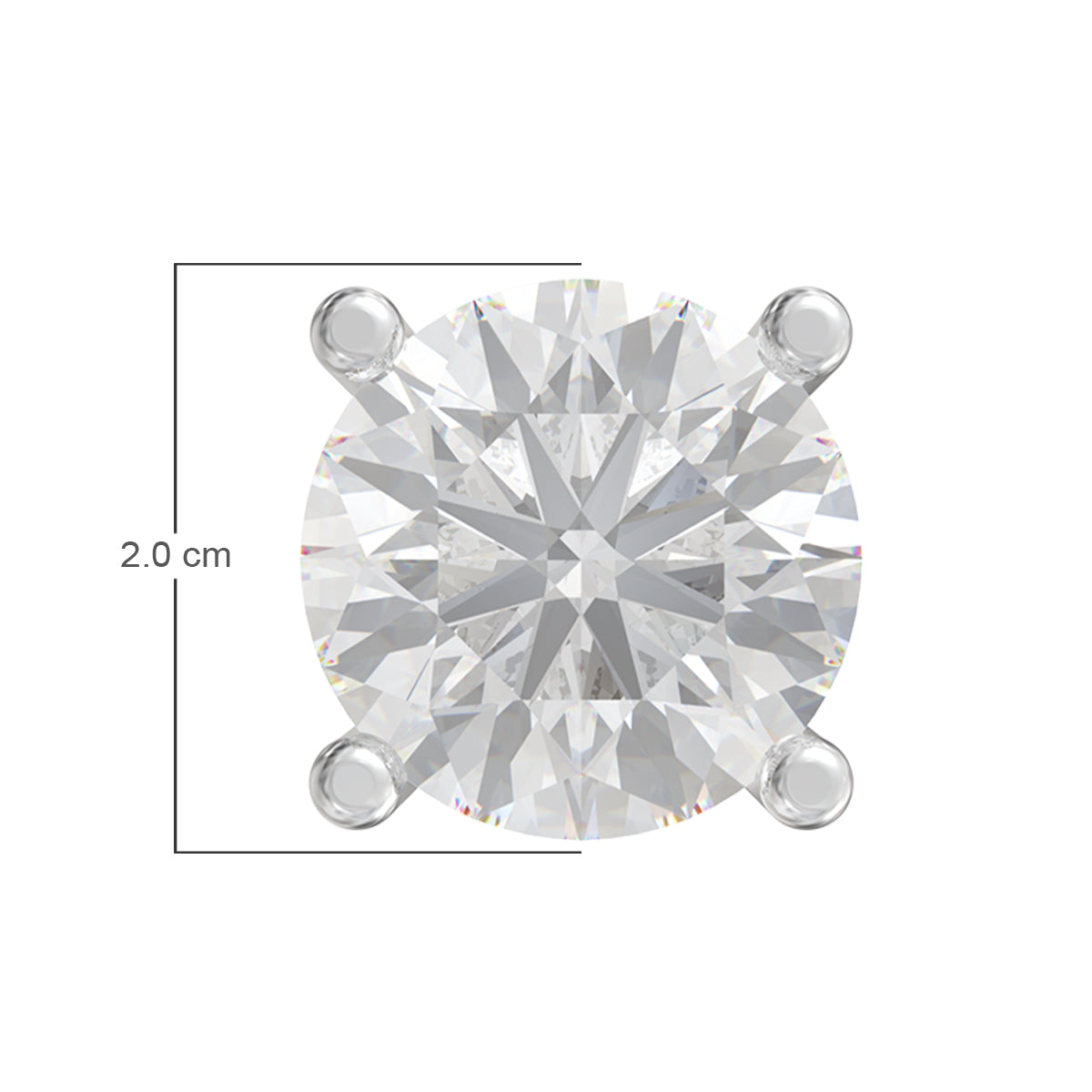 Simplicity in Solitaire Diamond Studs