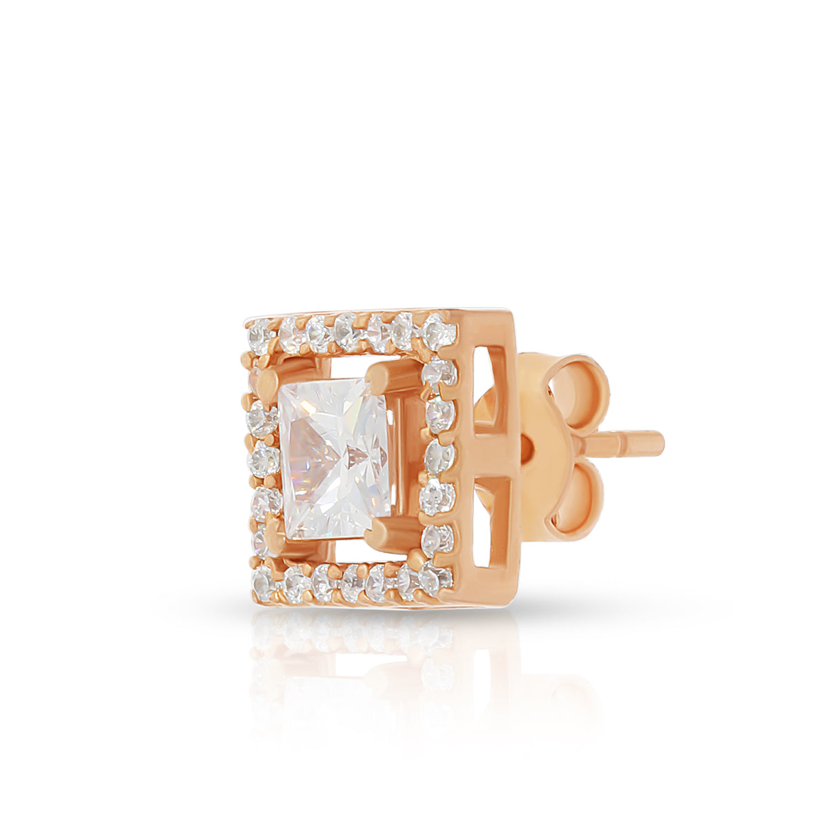 Graceful Square Cluster Studs