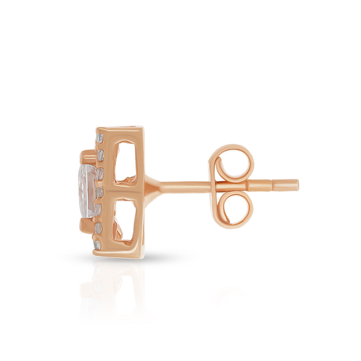 Graceful Square Cluster Studs