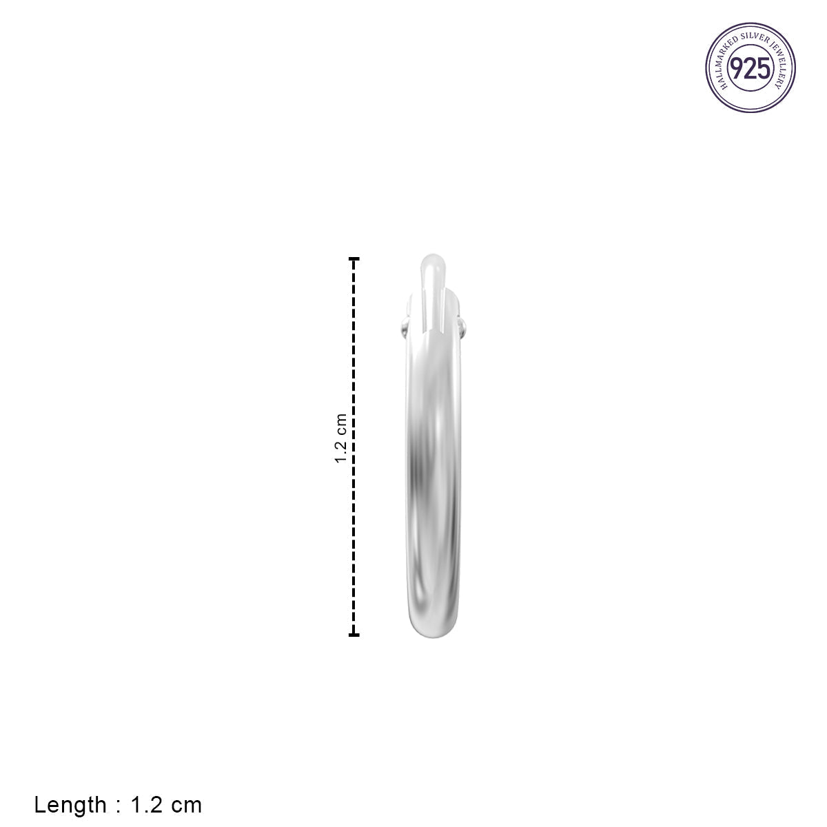 Anayra 925 Silver Sterling Hoop Earrings