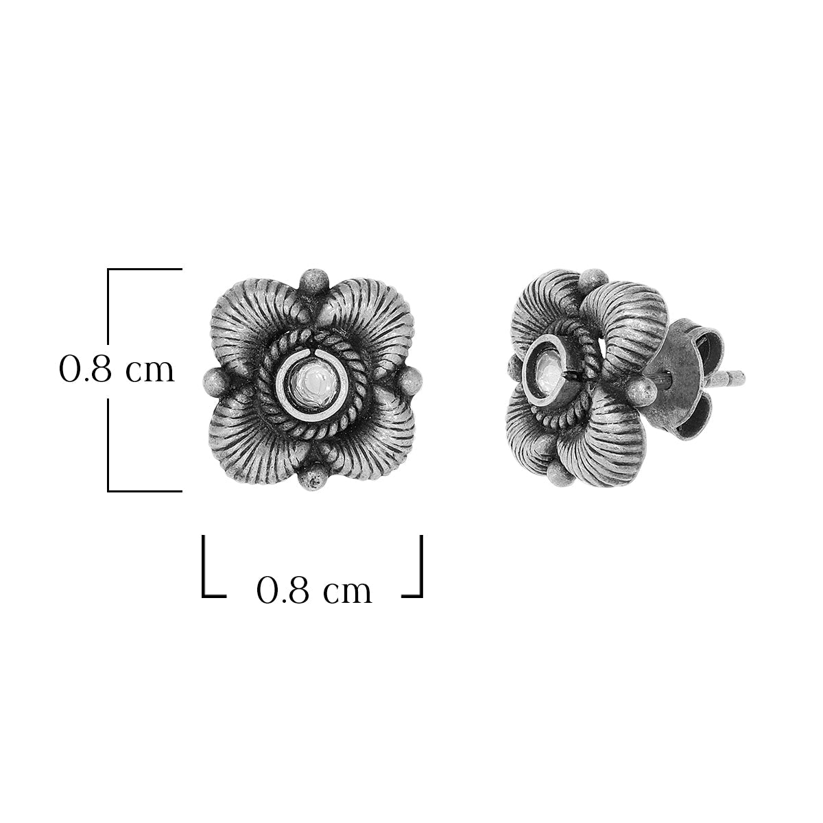 Ethnic Blossom Designer Studs