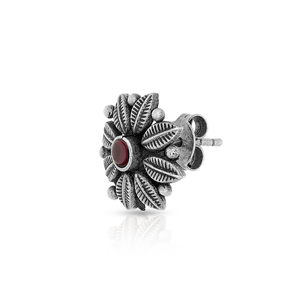 Ethnic Leaf Floral Designer Studs