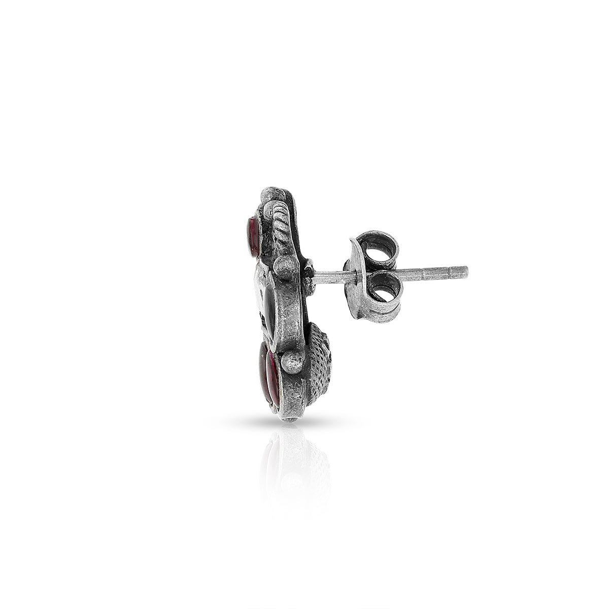 Mystic Pink Floral Studs