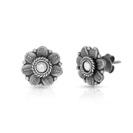 Timeless Floral Motif Studs