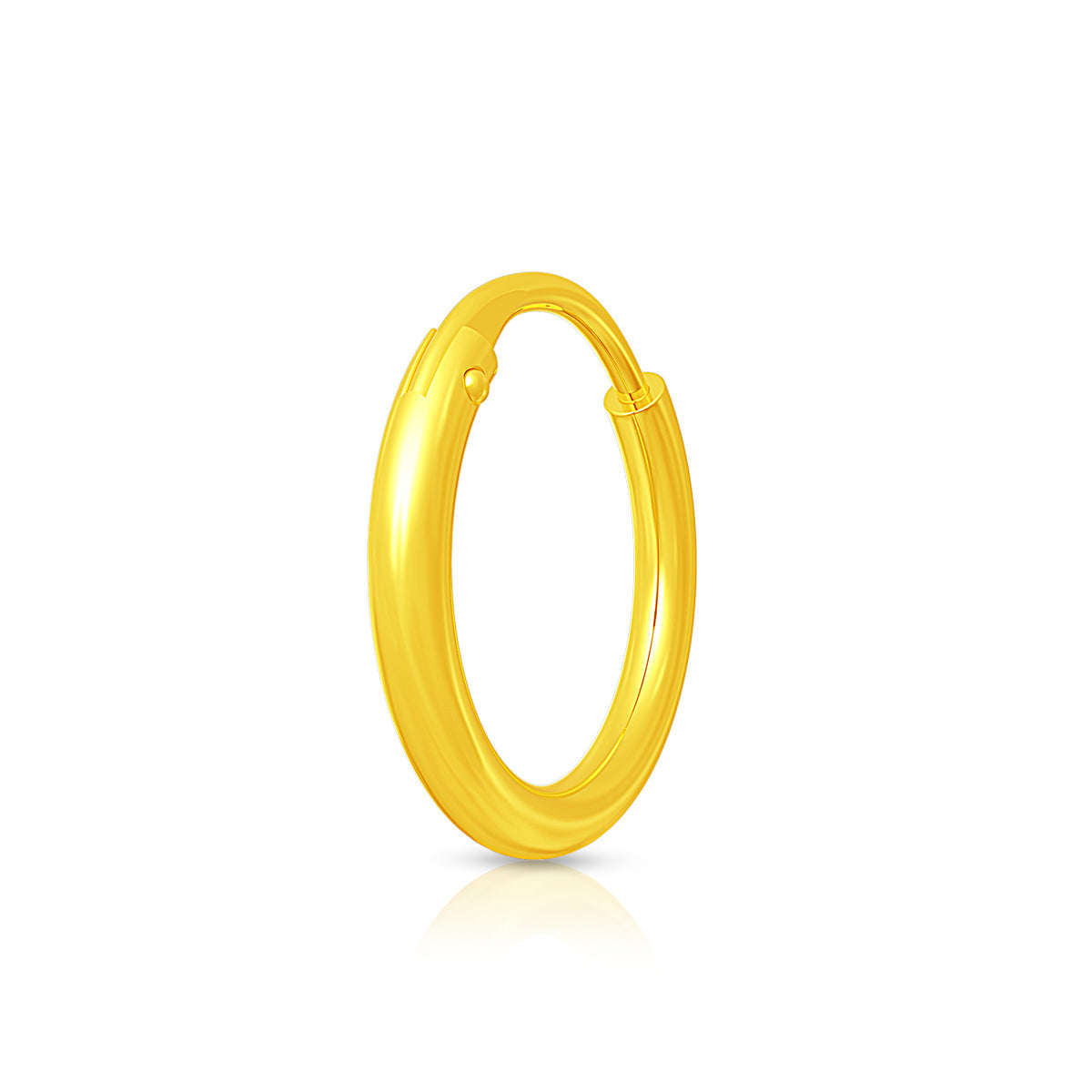 Anayra 925 Sterling Silver Gold-Plated Hoop Earring