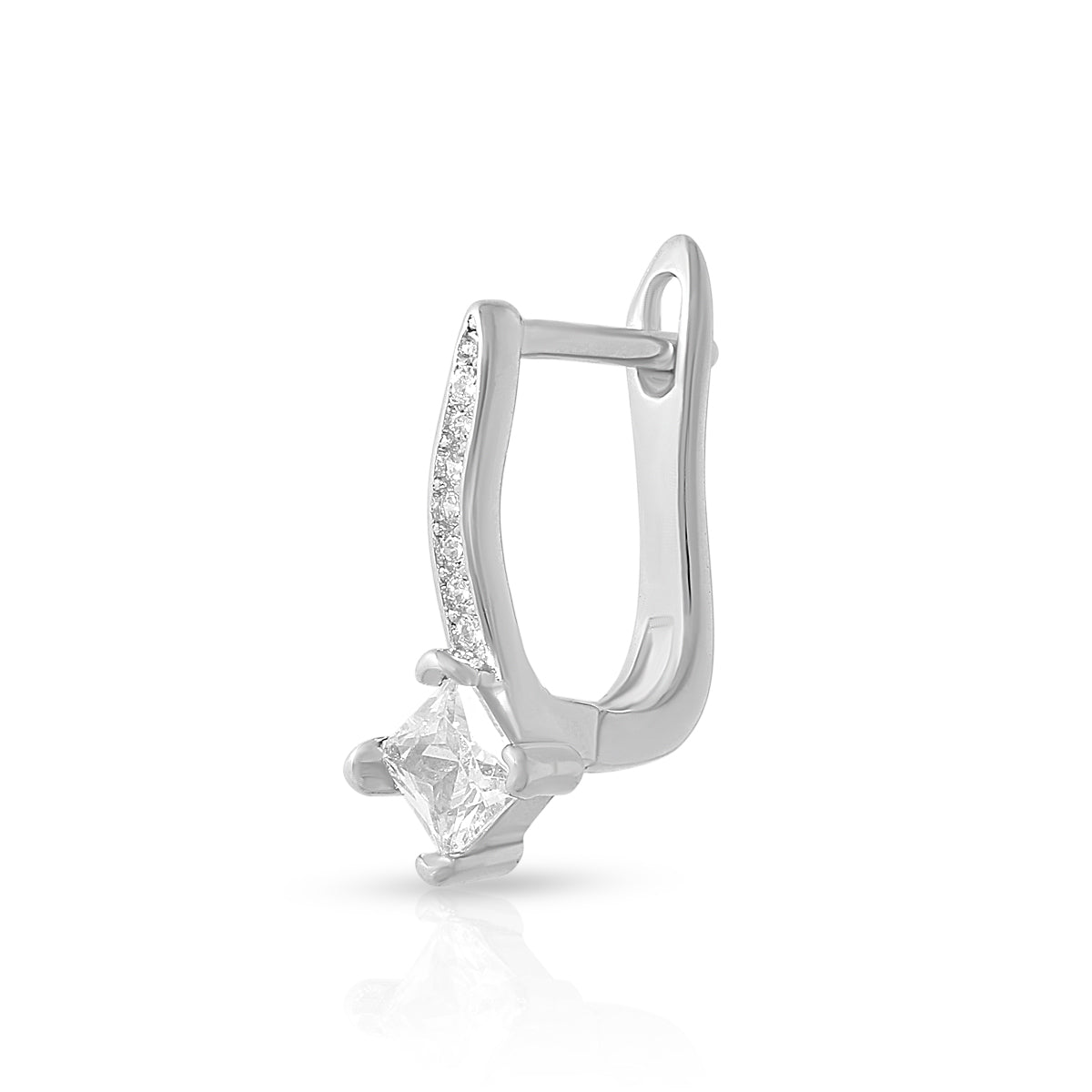 Soft Sparkle Hoop Earrings