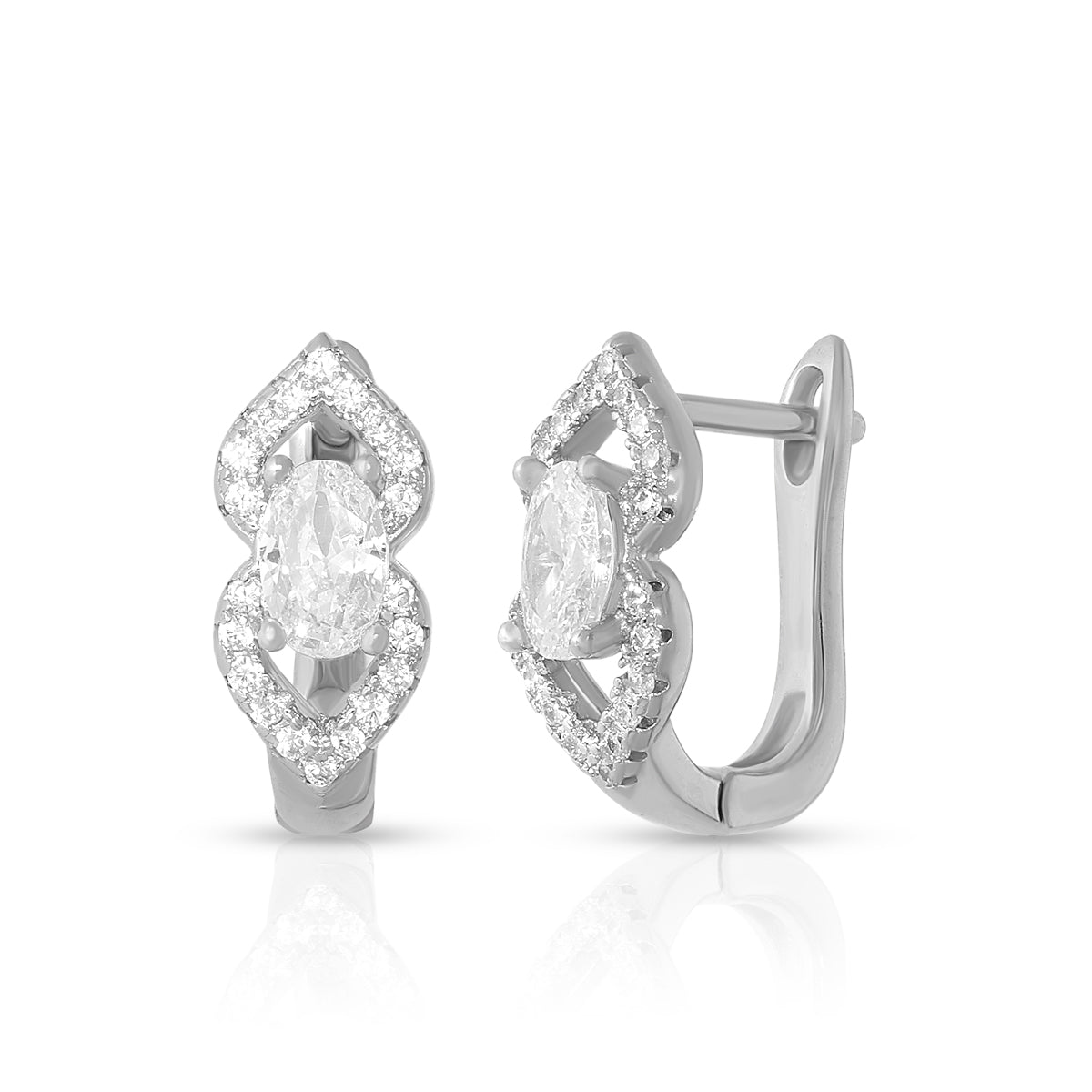 Sculptural Twist Drop Earrings