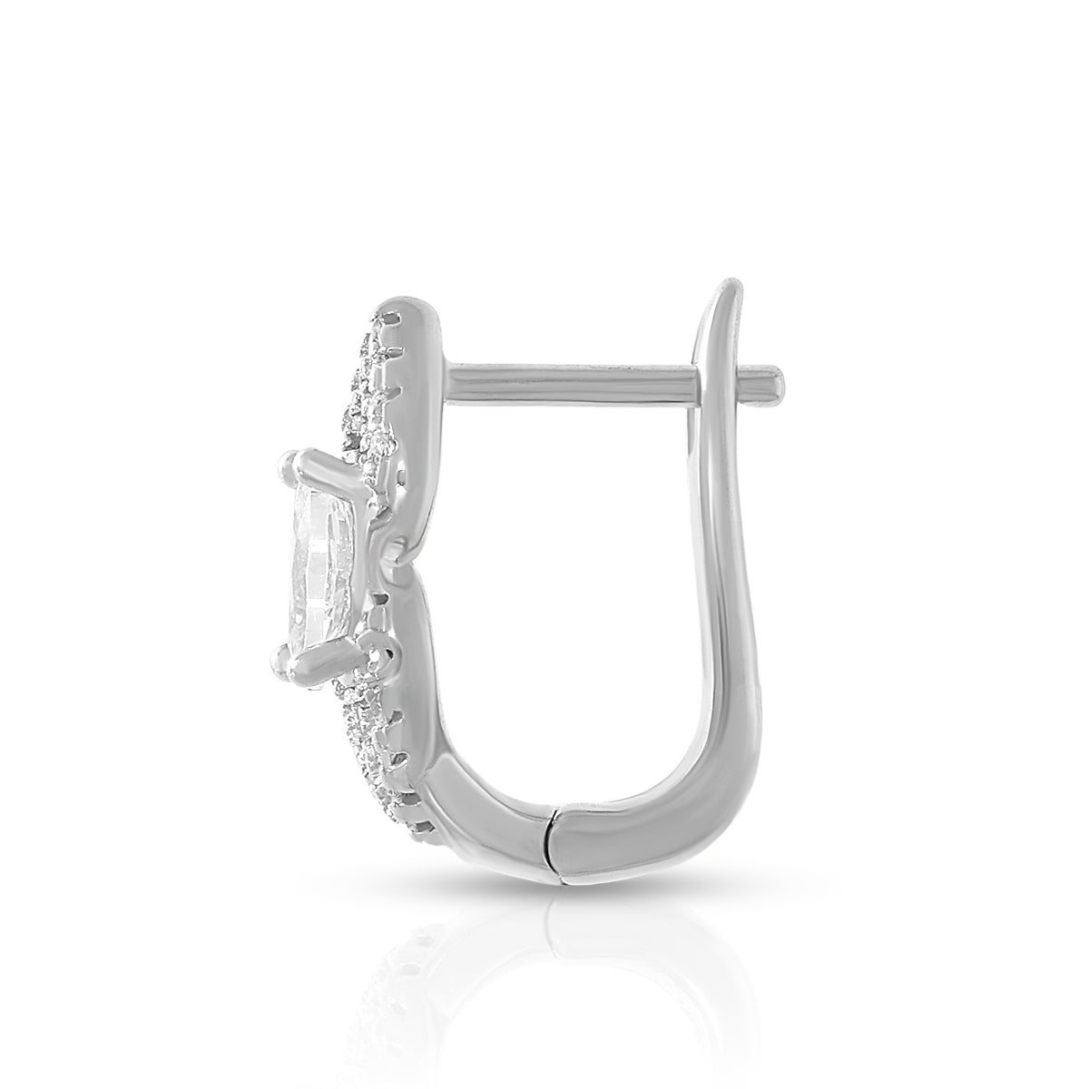 Sculptural Twist Drop Earrings