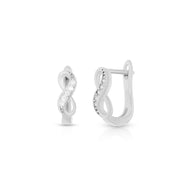 Infinity Twist Hoop Earrings