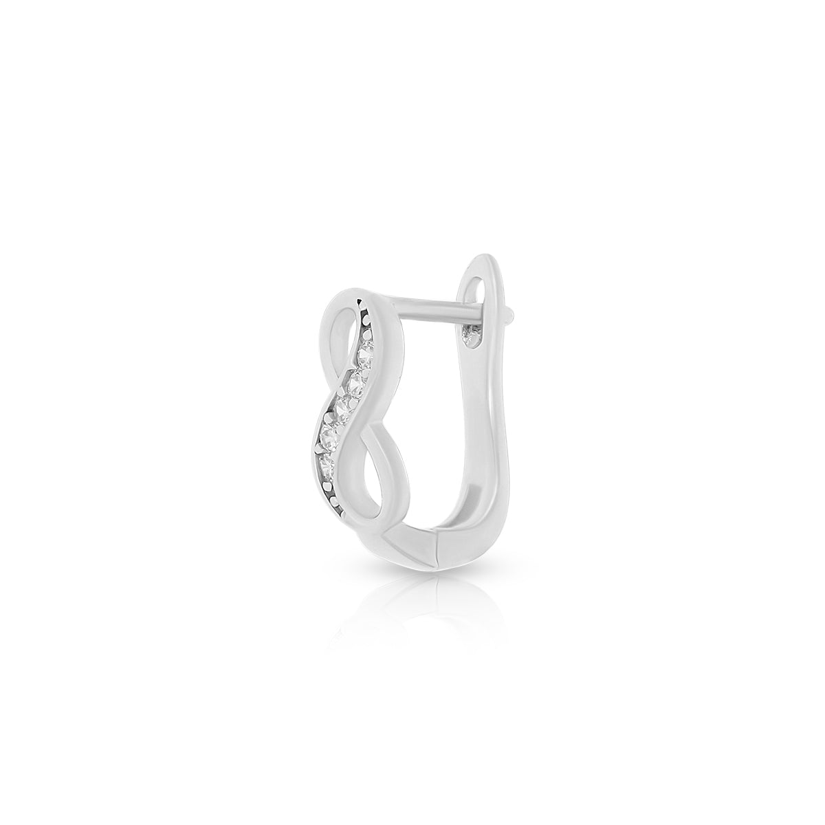 Infinity Twist Hoop Earrings
