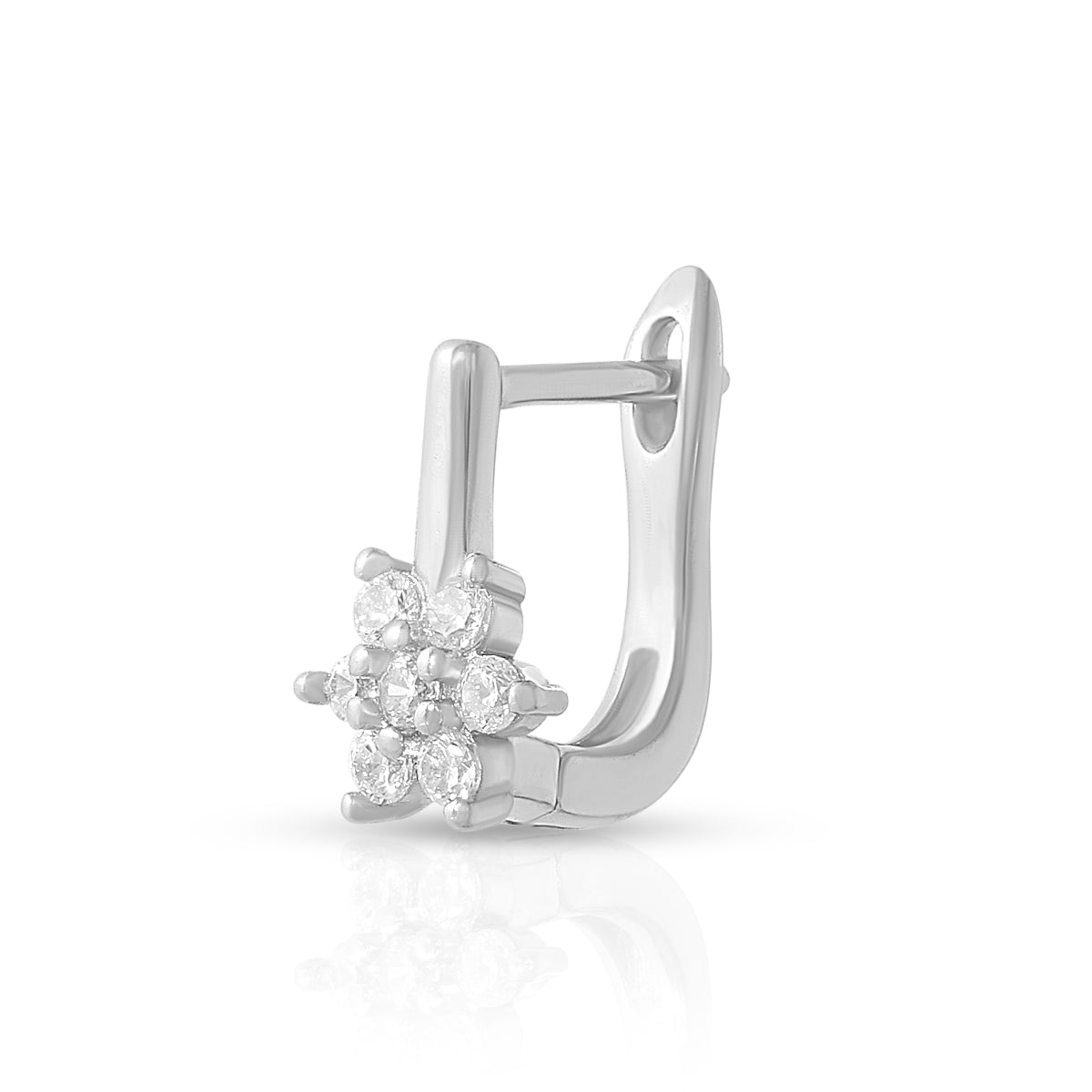 Tiny Star Charm Huggie Earrings