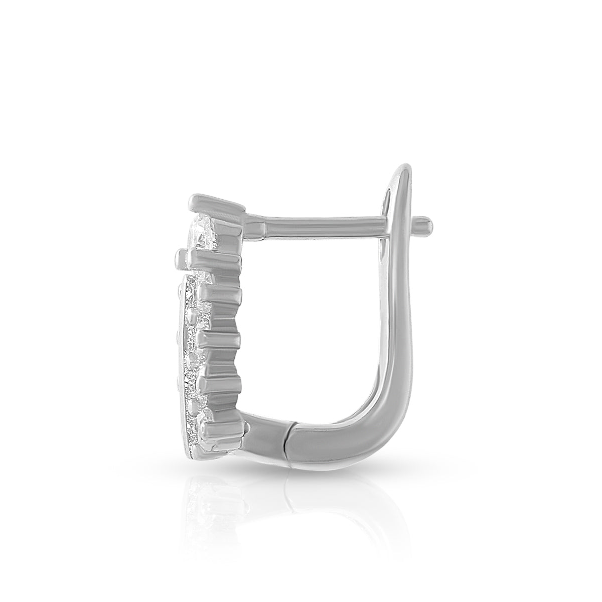 Spike Design Hoop Earrings