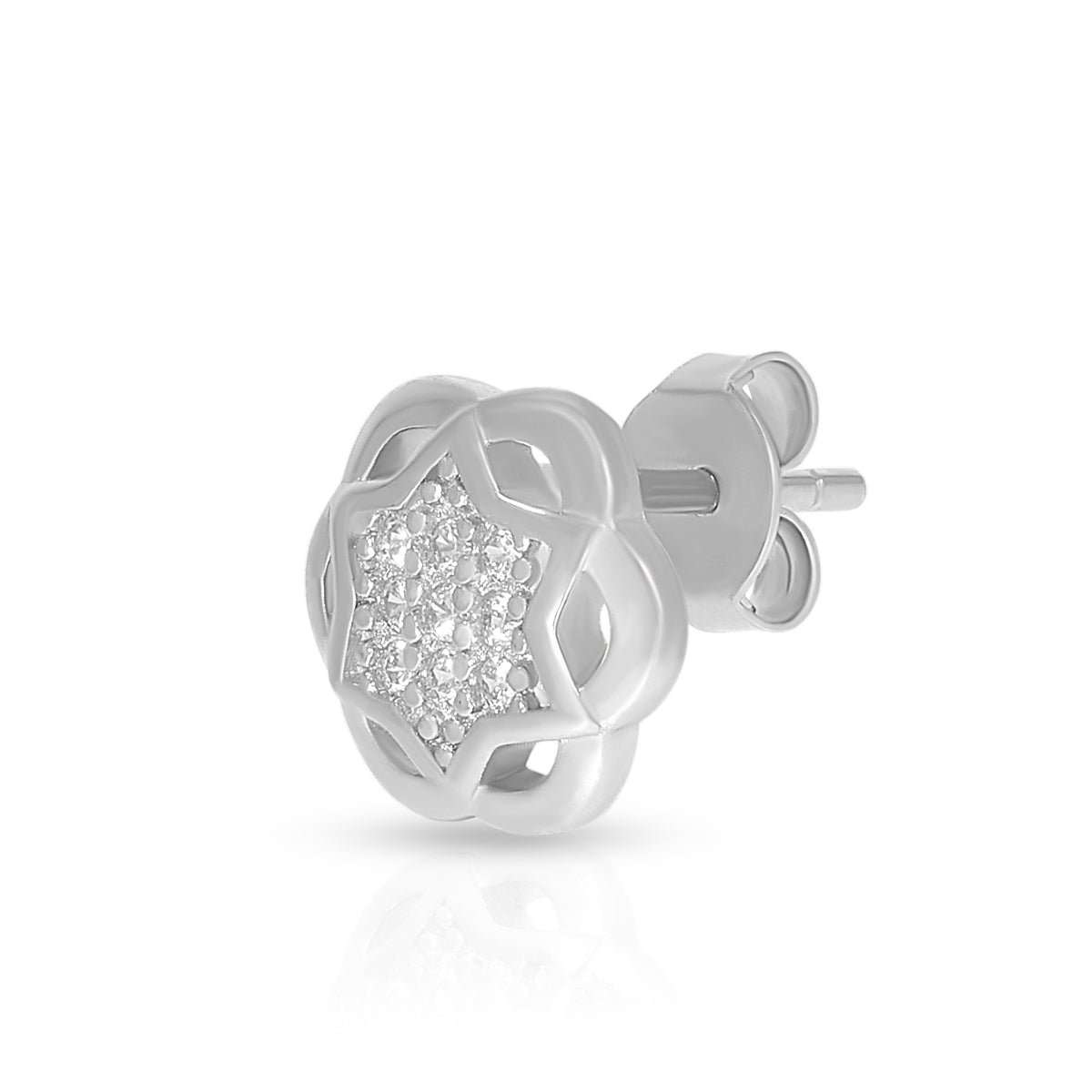 Petal Design Stud Earrings