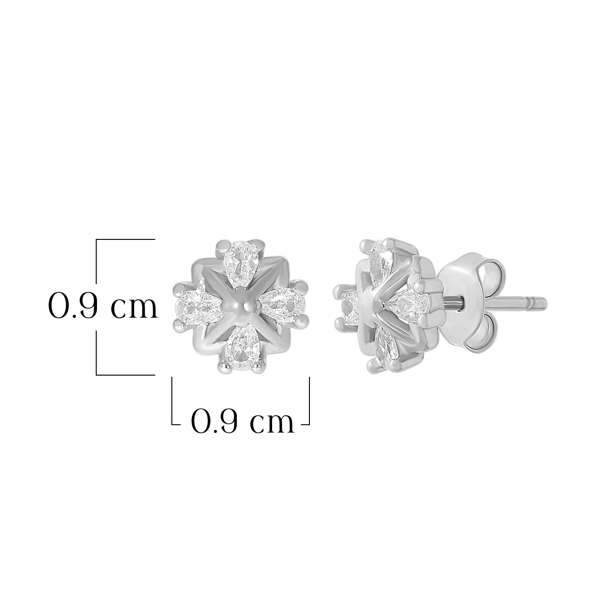 Cute Floral Stud Earrings