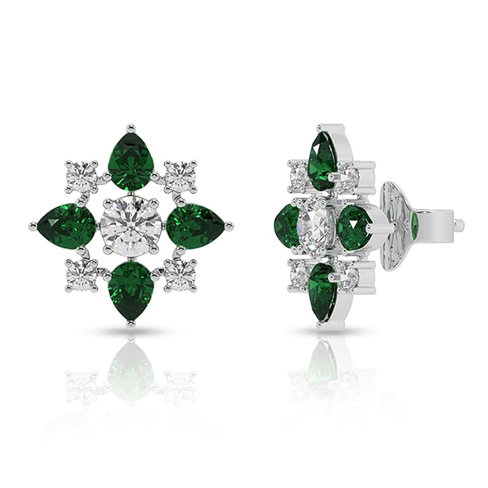Regal Green Elegance Studs
