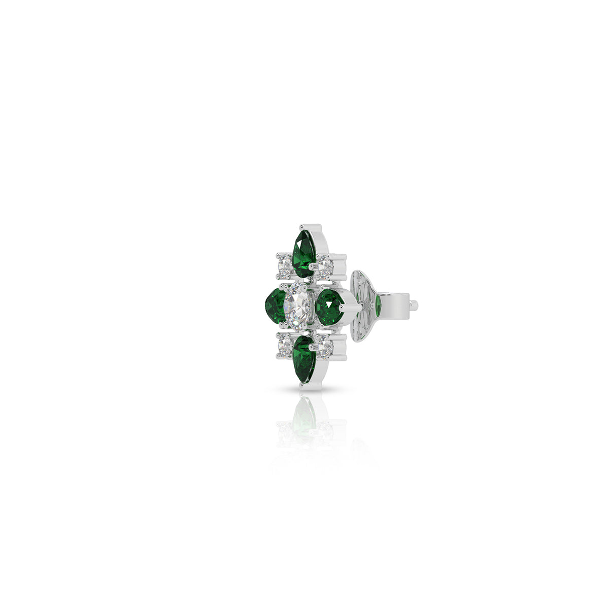 Regal Green Elegance Studs