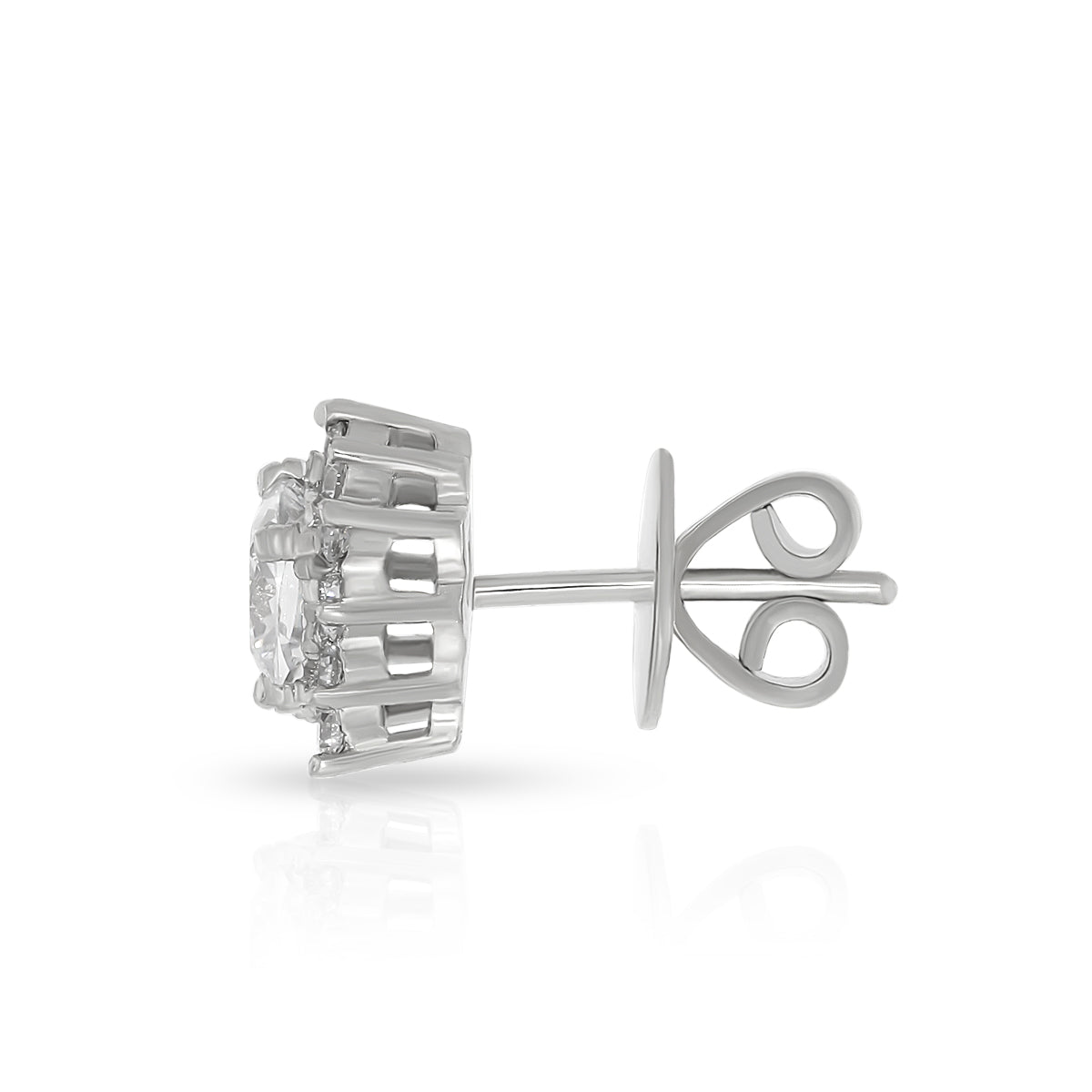 Radiant Square Bloom Studs