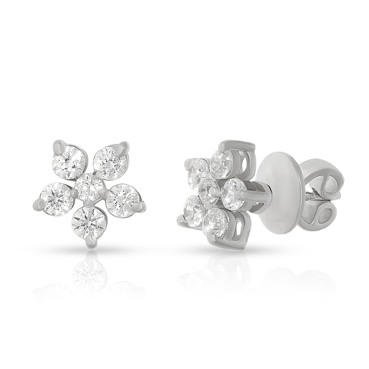 Timeless Blossom Pattern Studs