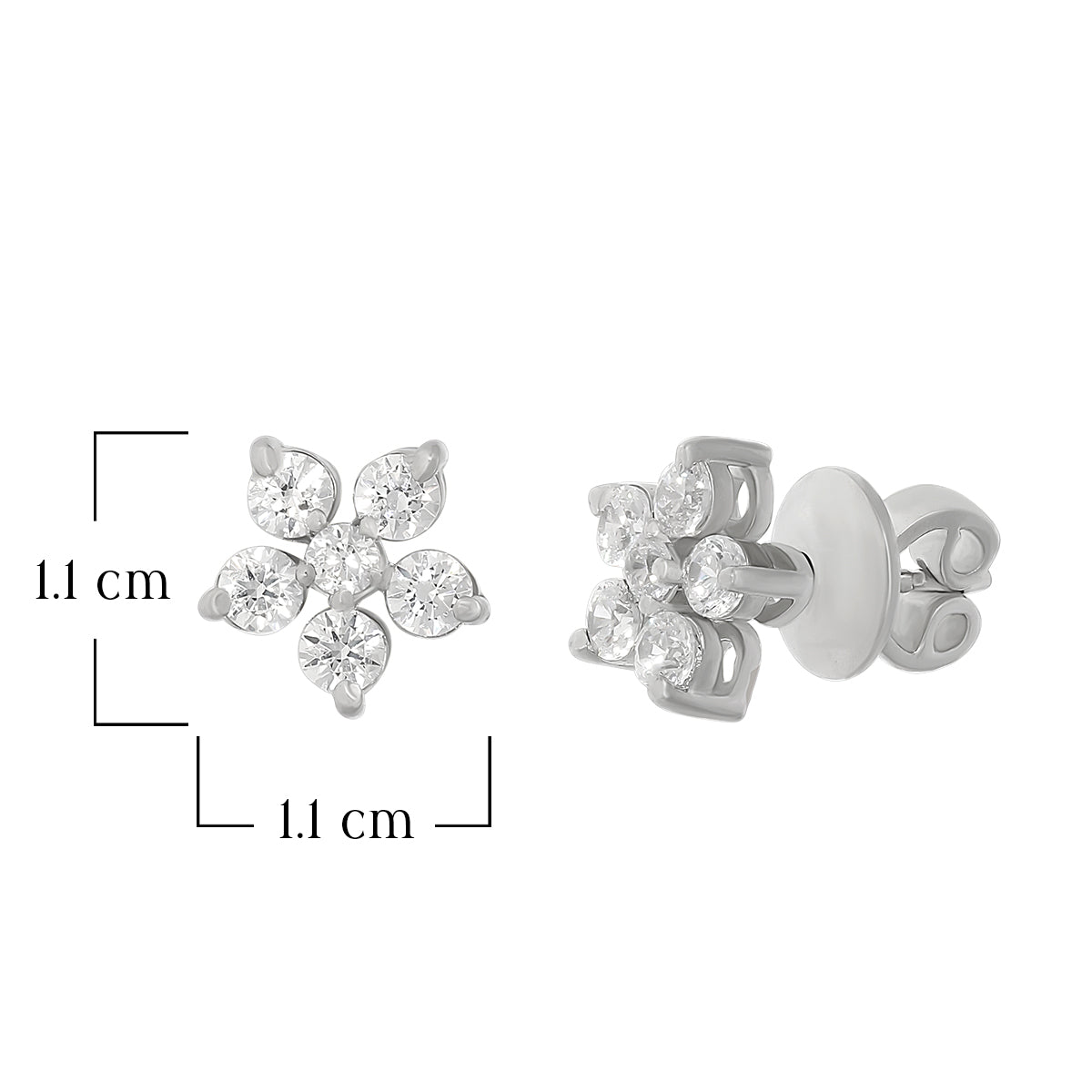 Timeless Blossom Pattern Studs