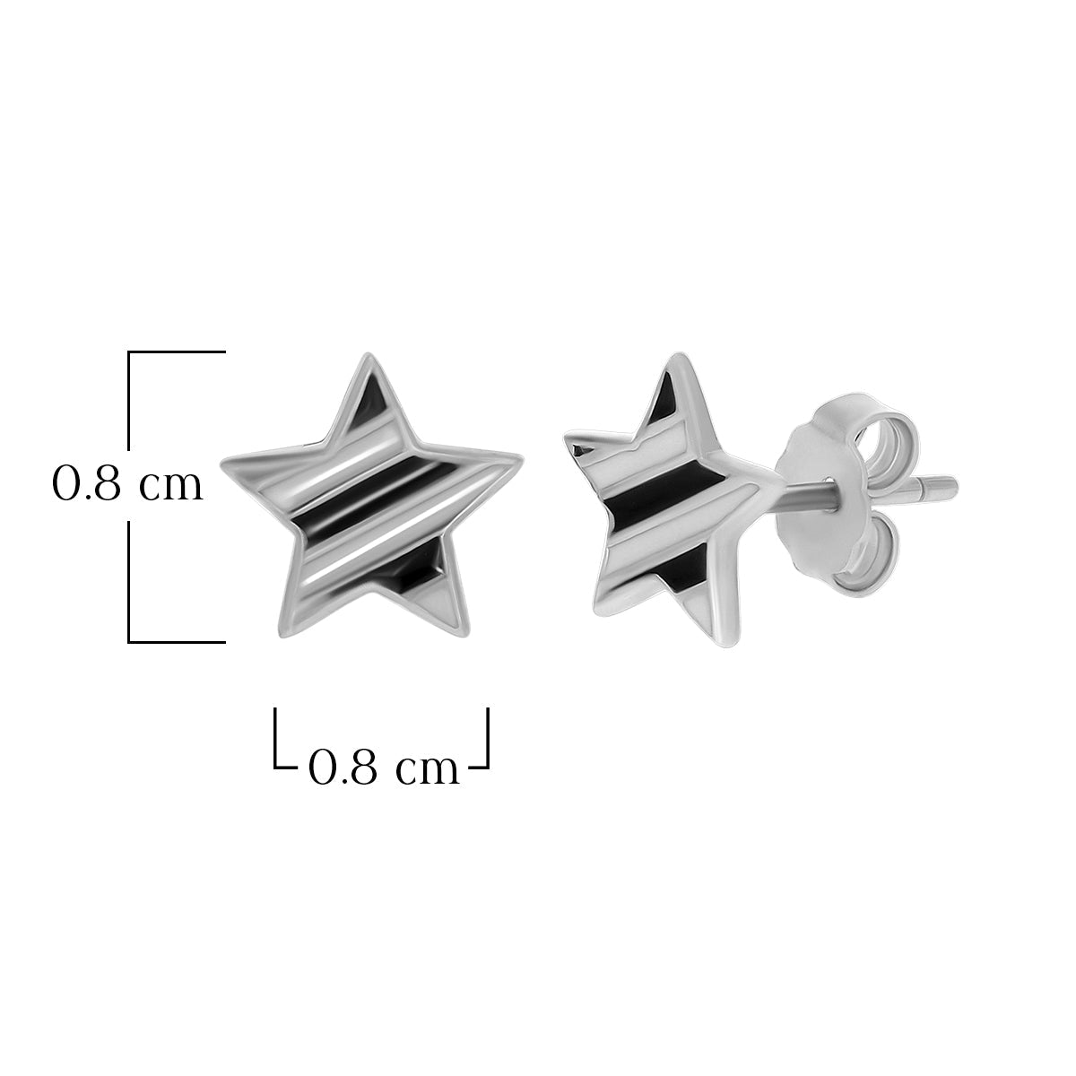 Classic Star Stud Earrings