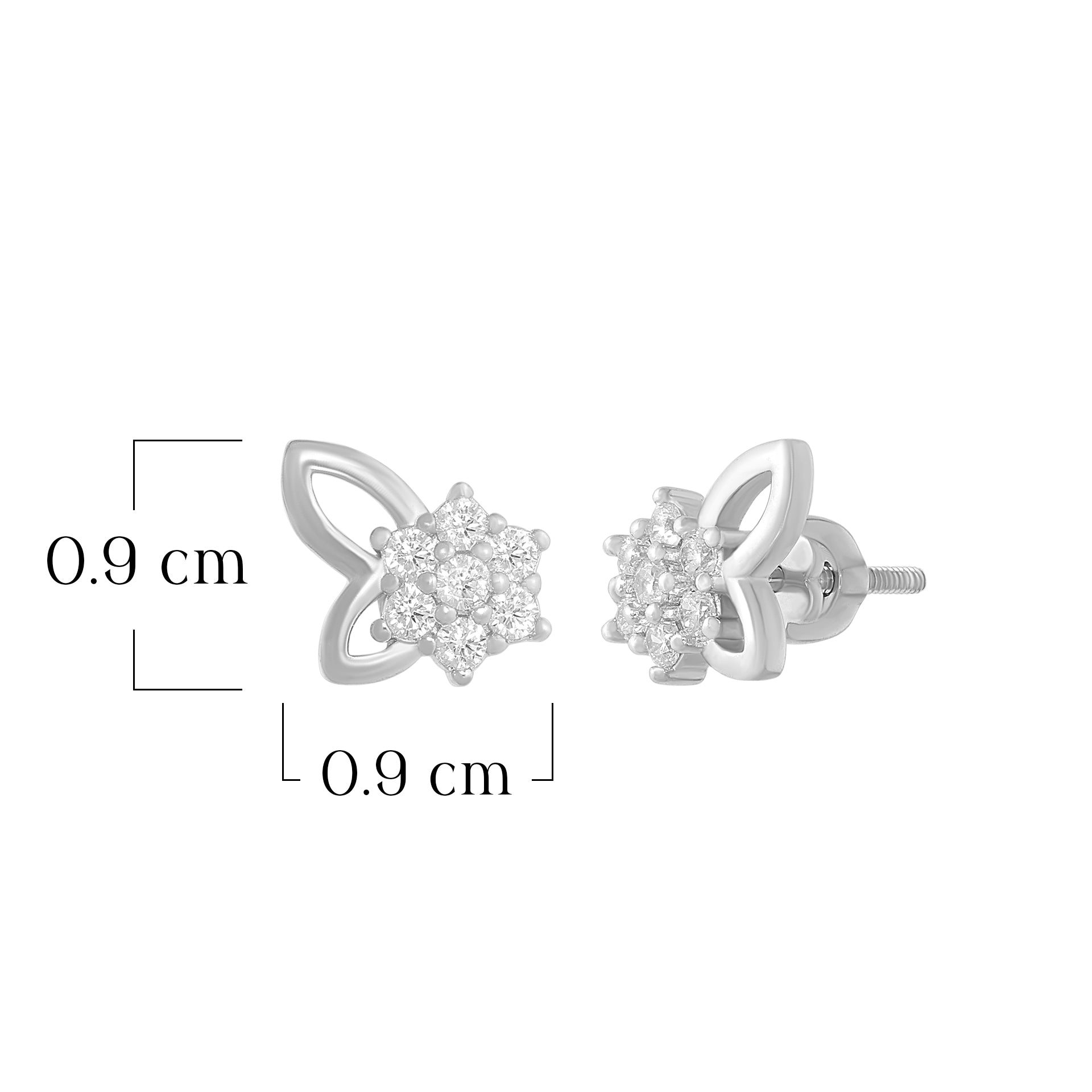 Small Butterfly Stud Earrings