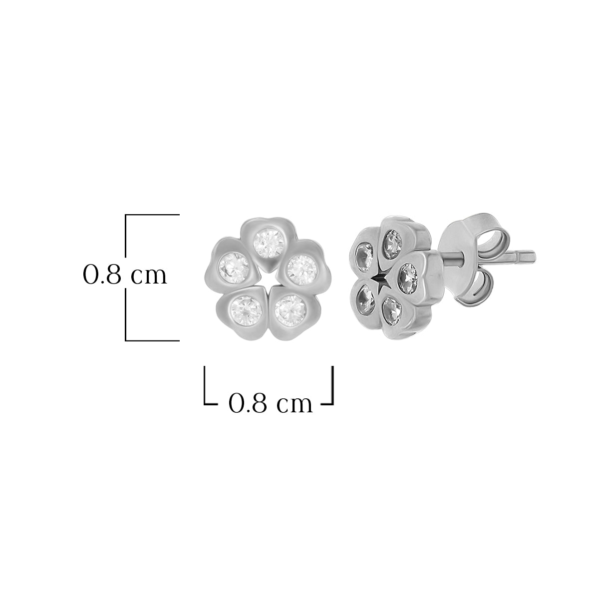 Bloom Style Stud Earrings