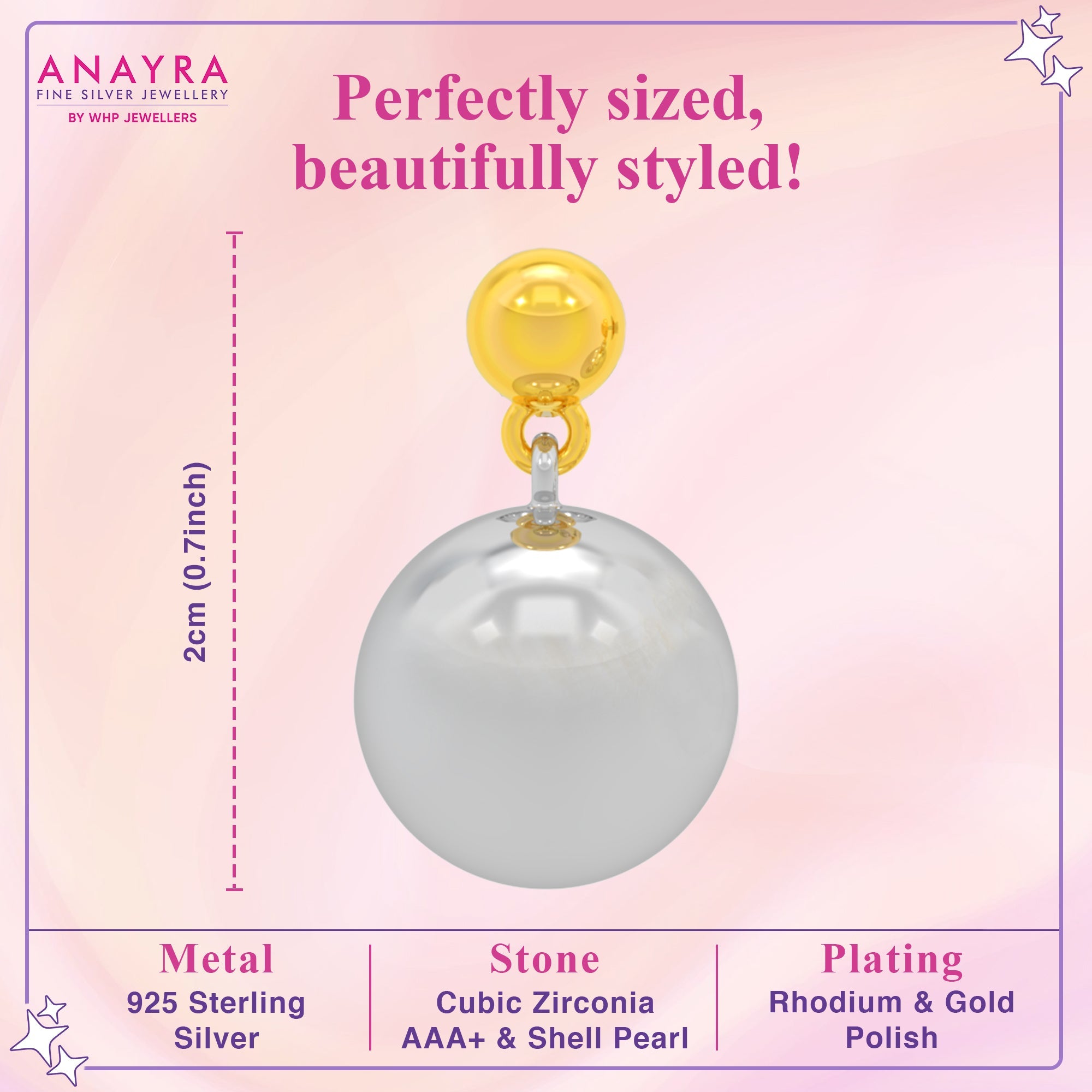 Classic Pearl Drop Gold Plated Earrings