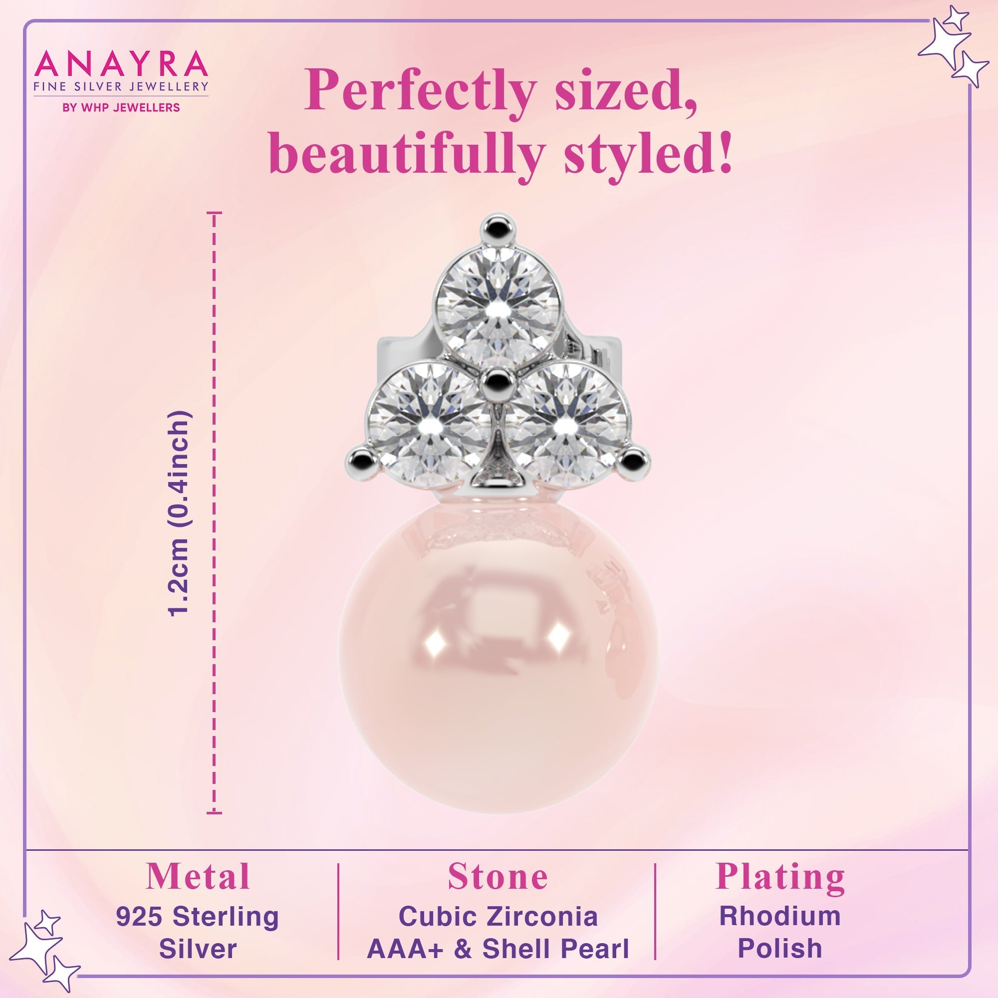 Timeless Pearl and Sparkle Earrings