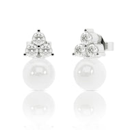 Trio Diamond Pearl Drops