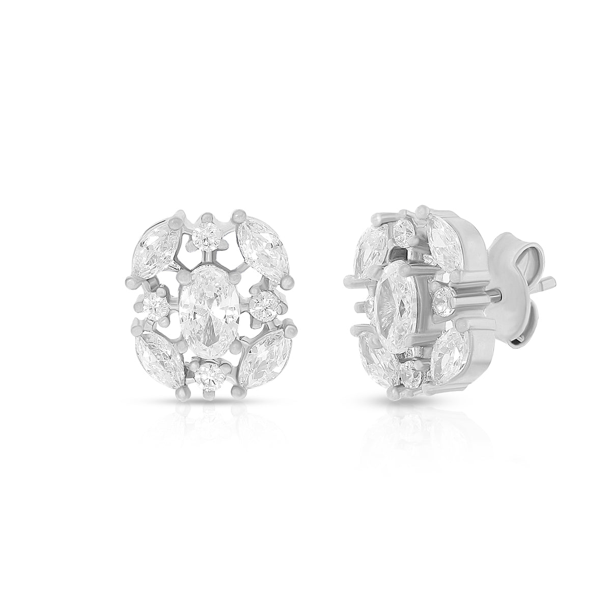 Luminous Petal Bloom Studs