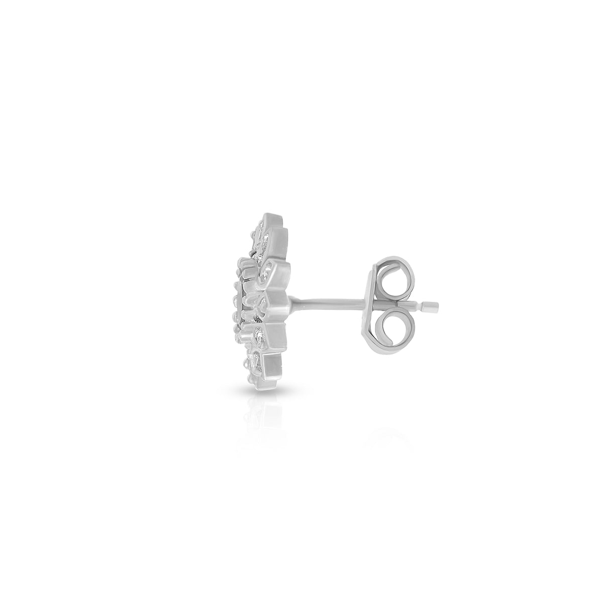 Velvet Ruby Blossom Studs