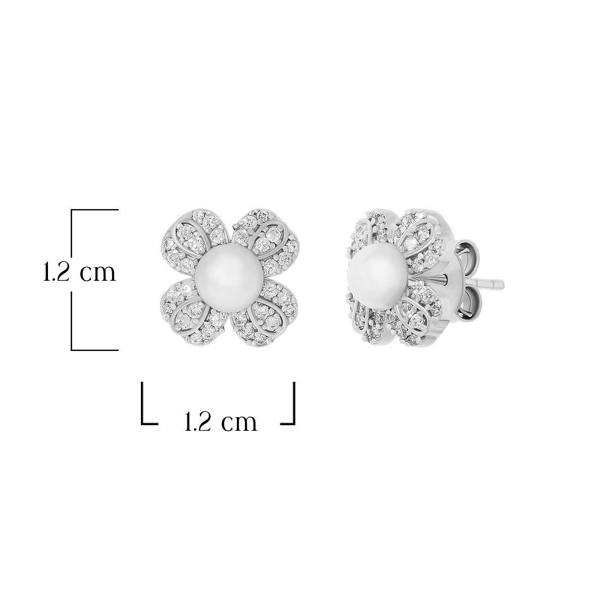 Imperial Pearl Blossom Studs