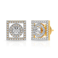 Timeless Square Stone Studs