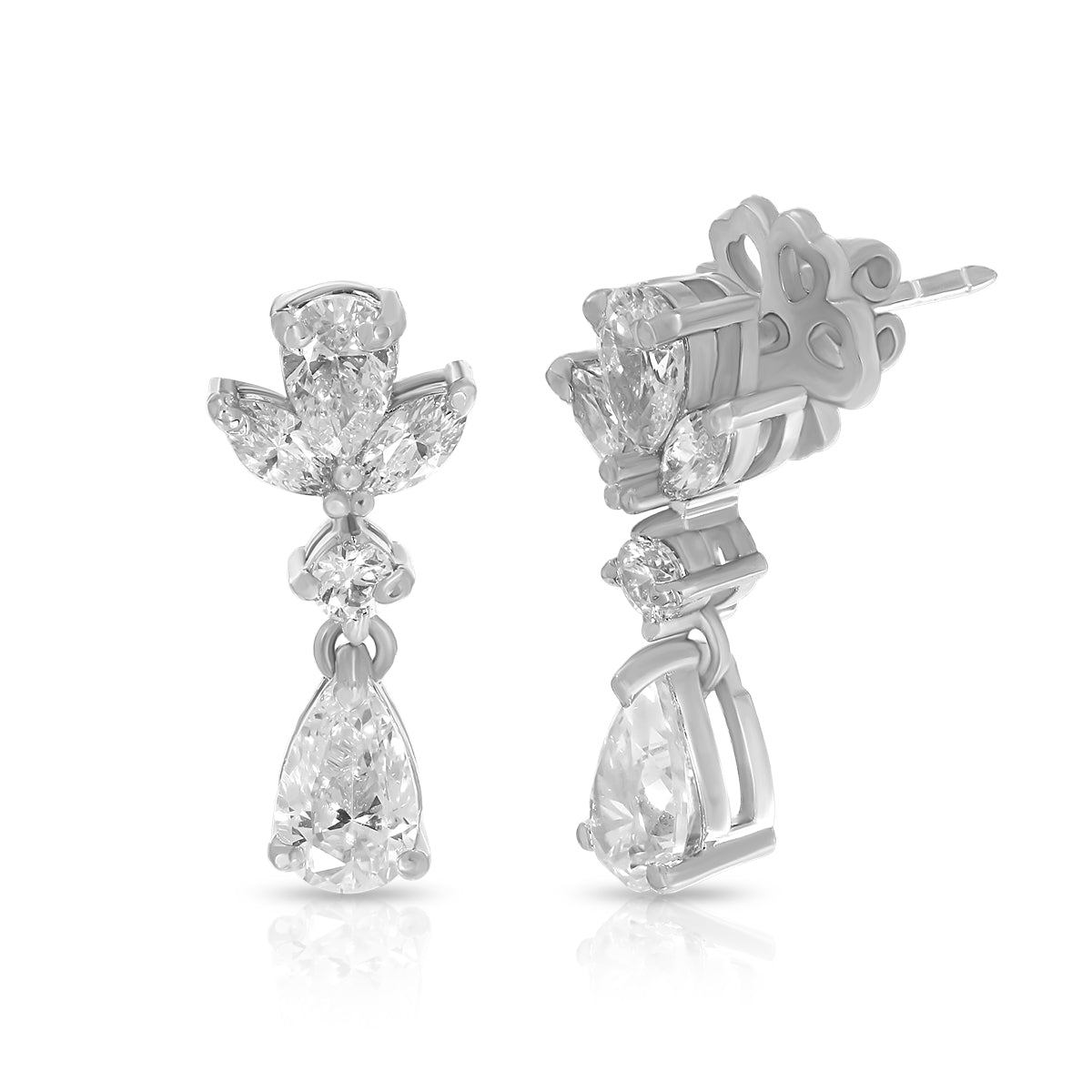 Floral Drop Designer Earrings