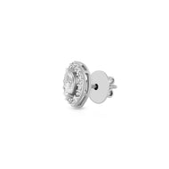 Sparkling Marquise Halo Studs
