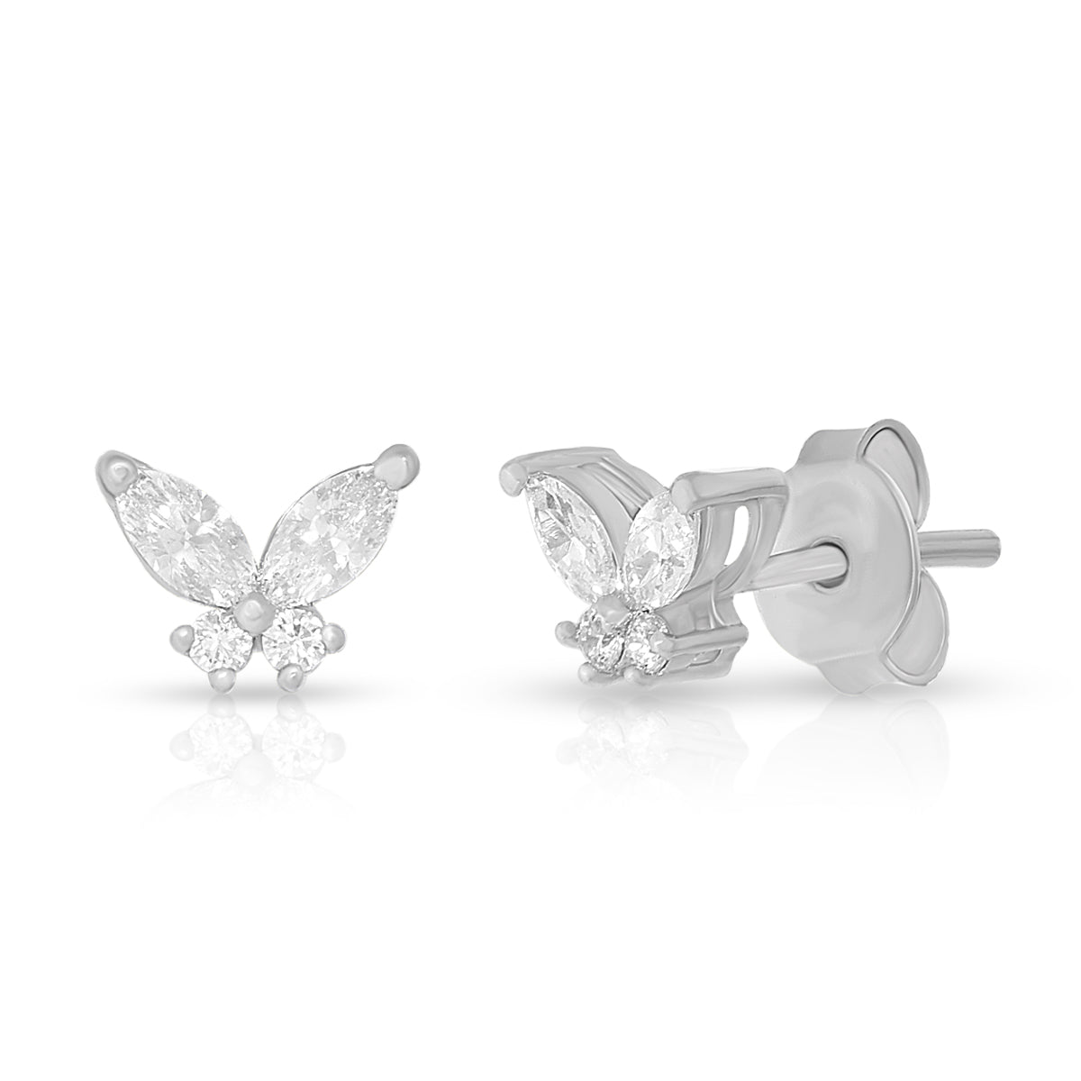 Butterfly Inspired Stud Earrings