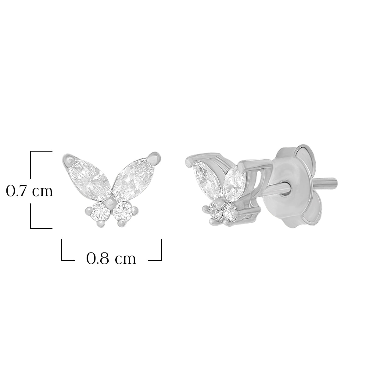 Butterfly Inspired Stud Earrings