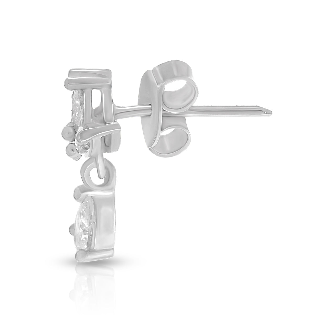 Sparkling Petal Drop Studs