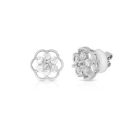 Minimal Floral Stud Earrings