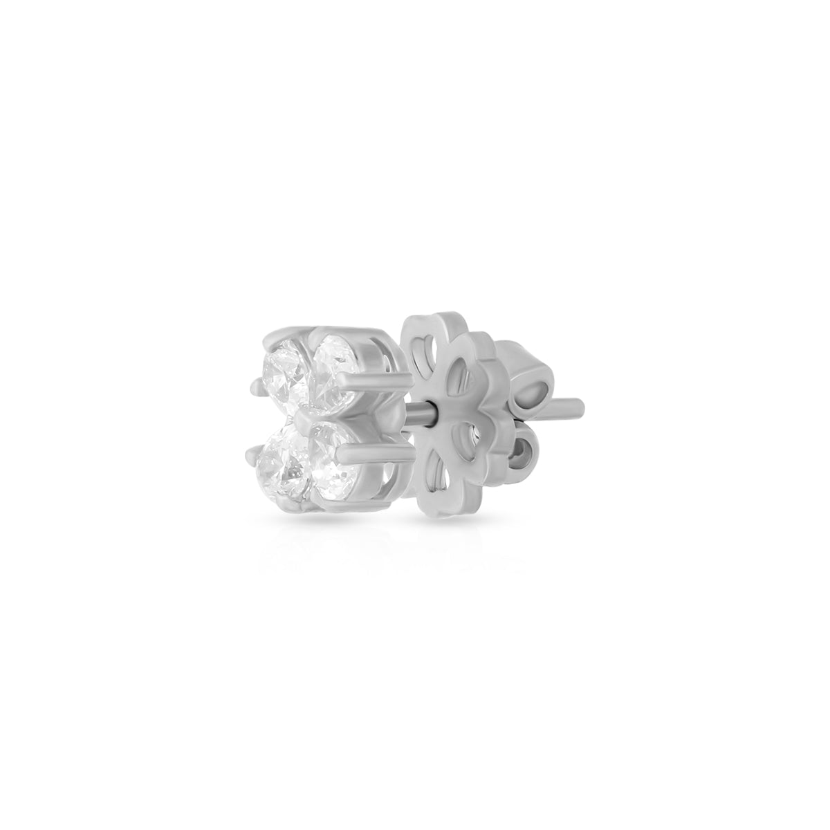 Clover Flower Stud Earrings