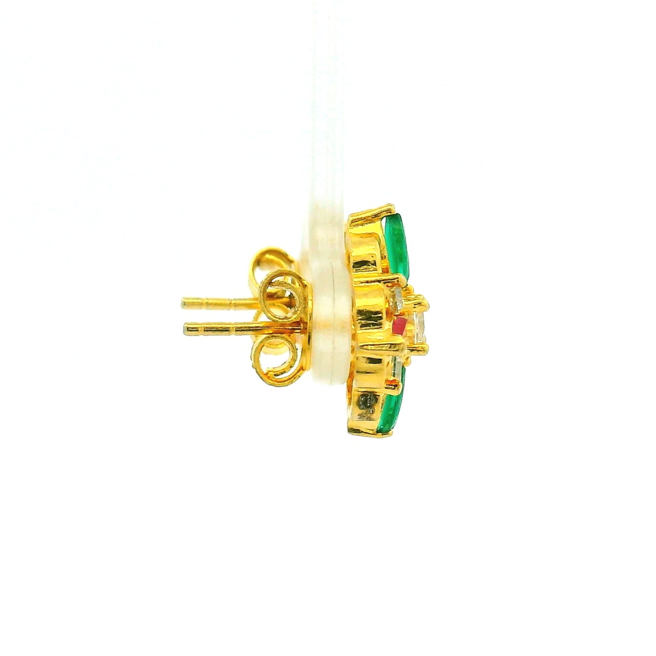Vibrant Gold Plated Stud