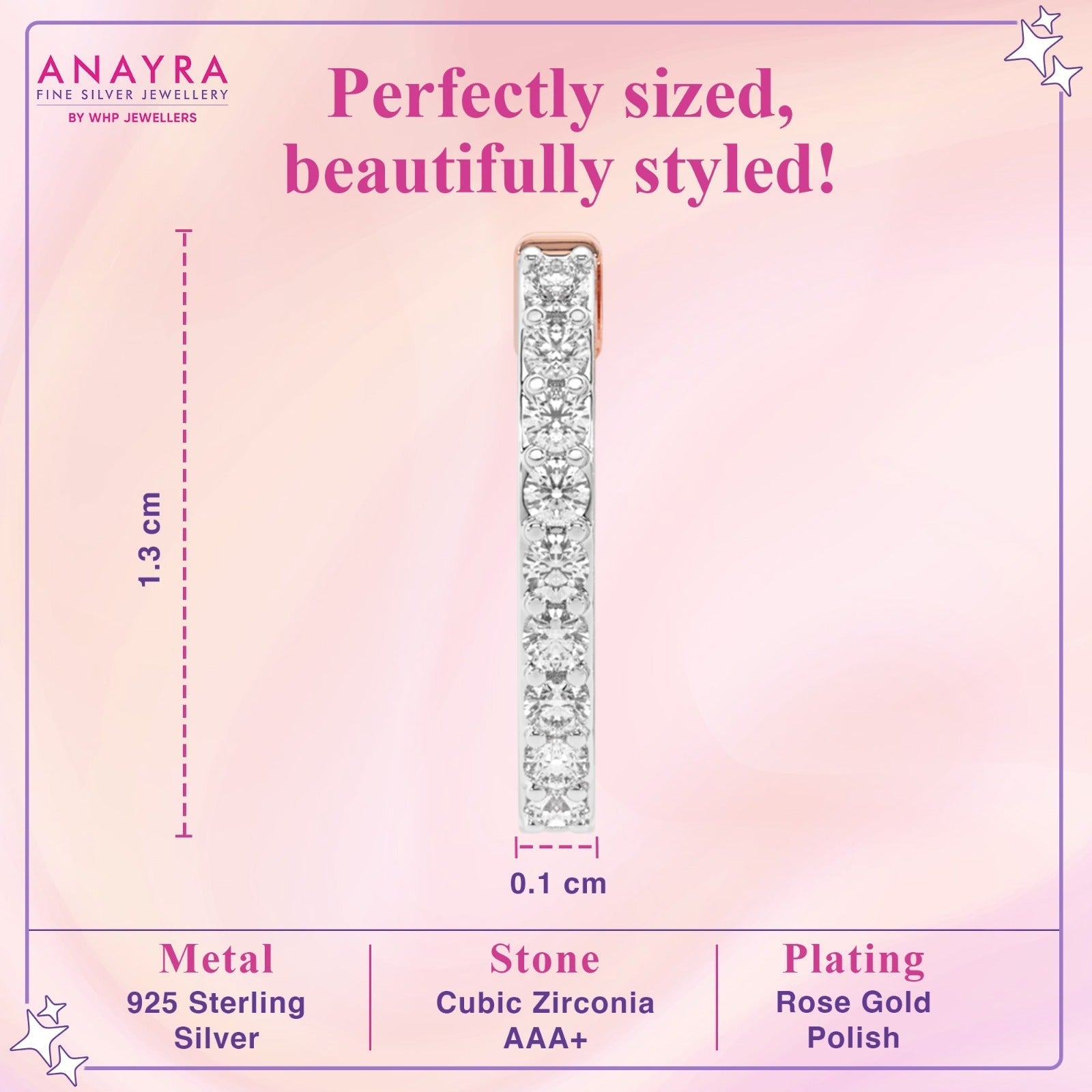 Luxe Rose Gold Hoops