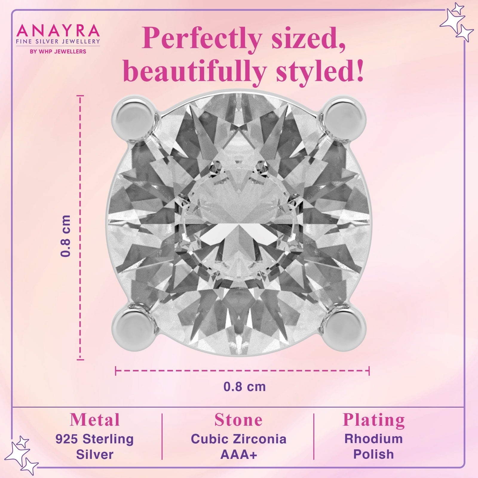 Modern Radiance Men's Stud