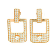 Two Tone Pave Drops
