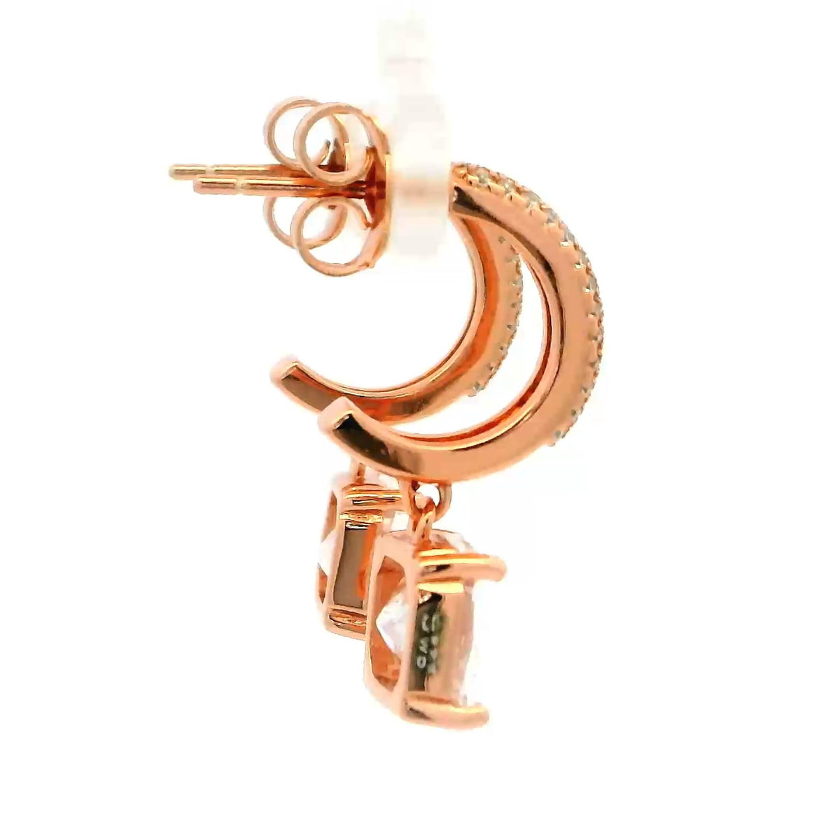 Classic Cushion Drop Earrings