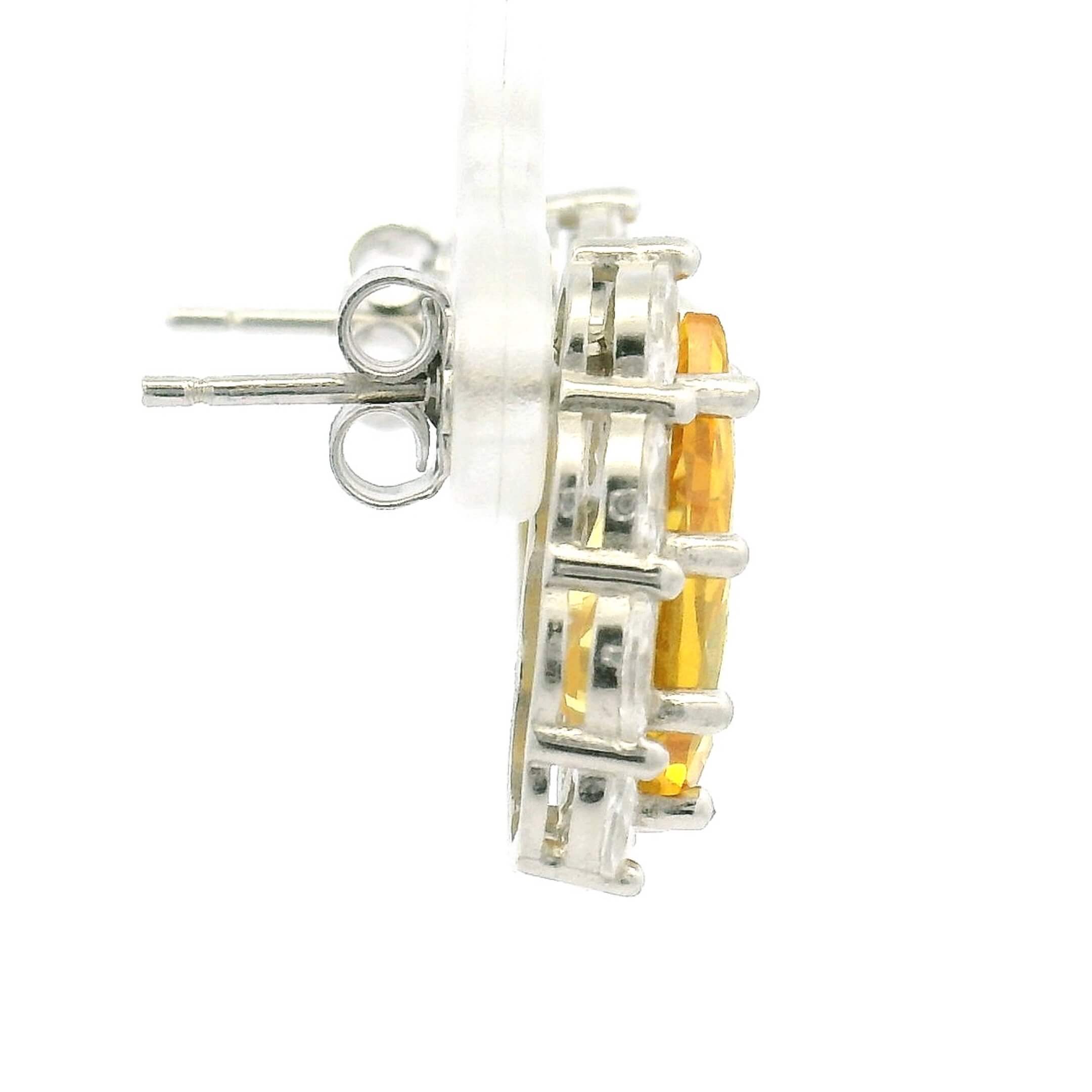 Color Splash Gemstone Earrings