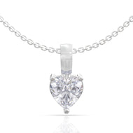 Silver Charismatic Heart Pendant