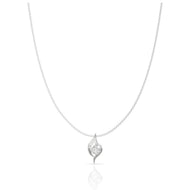 Elegant Crystal Teardrop Chain Pendant
