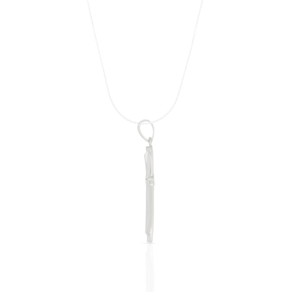 Men's Silver Cross Locket