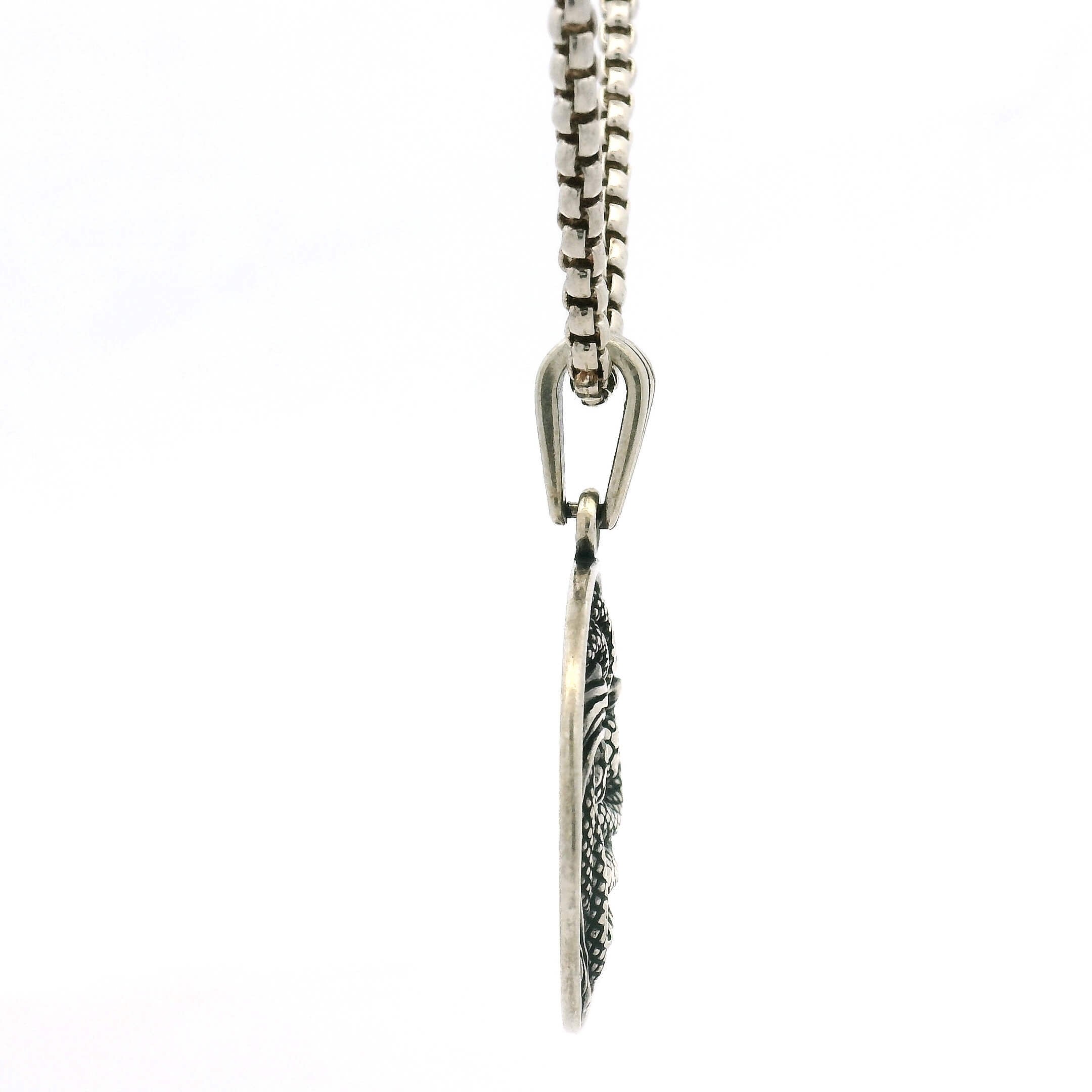 Eclectic Shine Silver Locket for Men